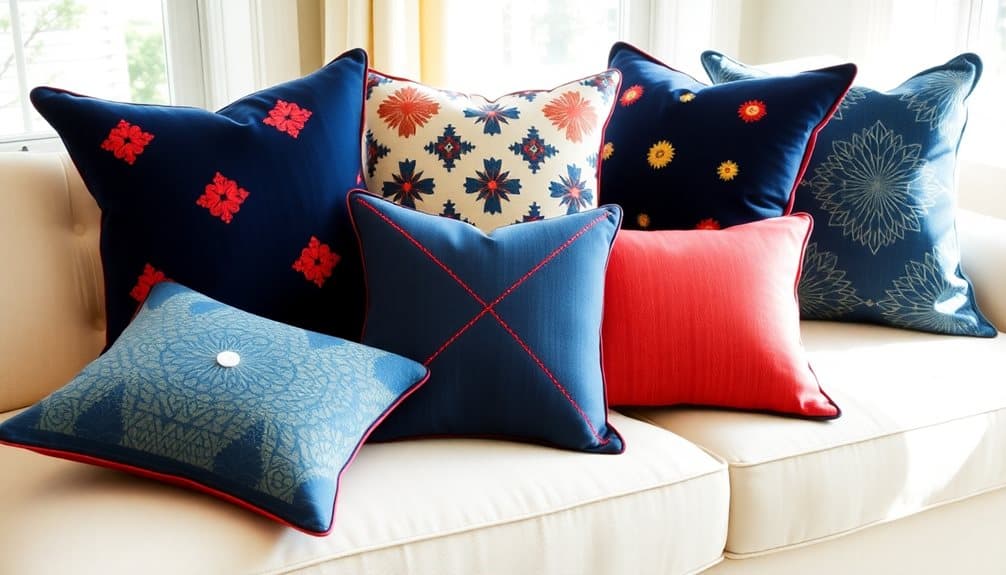 decorative cushions with designs