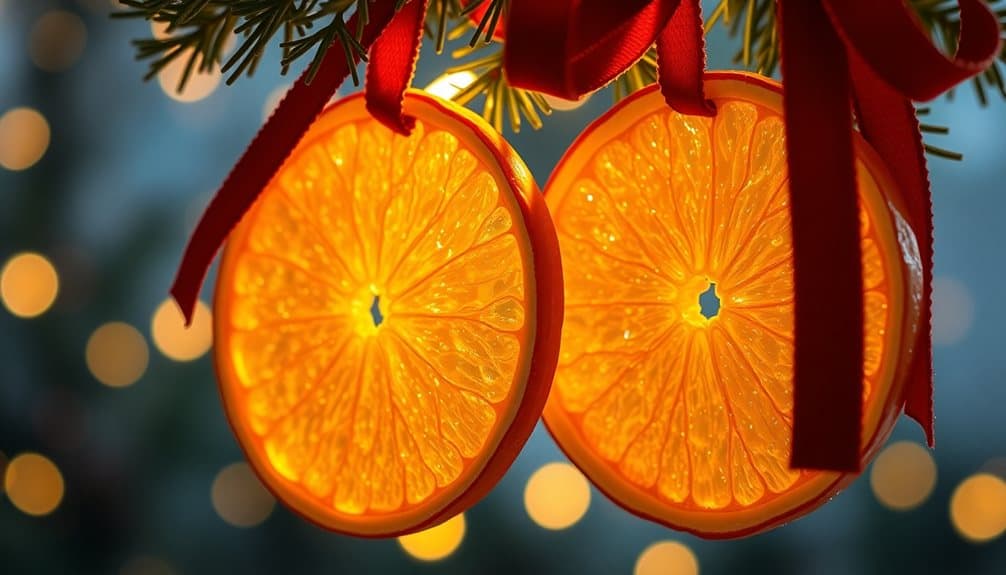 decorative dried citrus ornaments