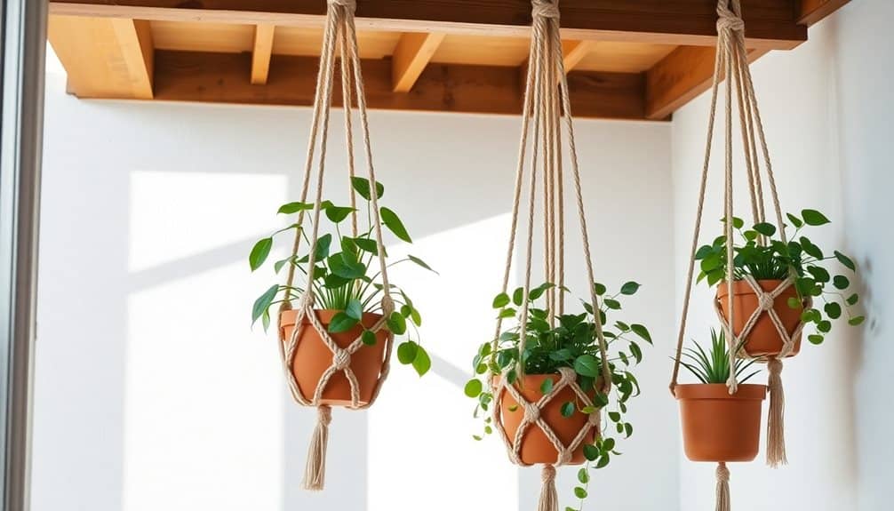 diy macram plant holders