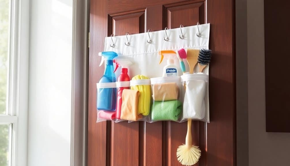 efficient over the door organization