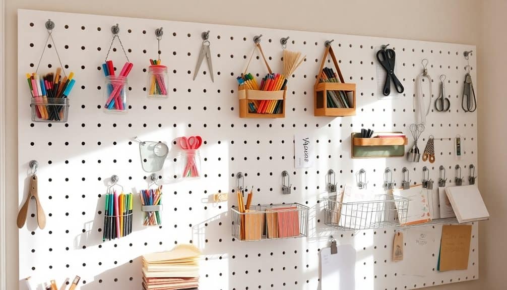 efficient pegboard storage solutions