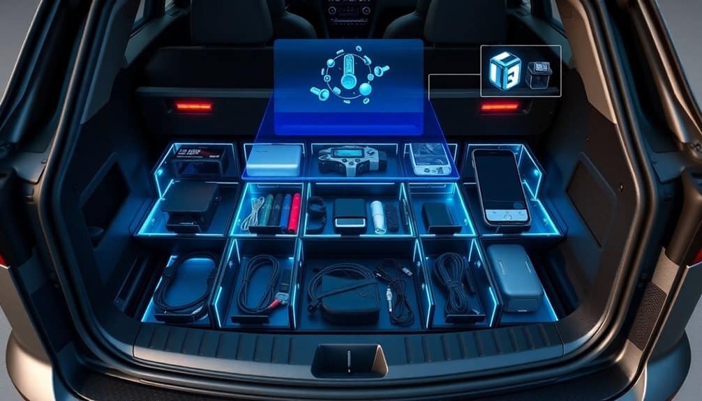 efficiently organize trunk items