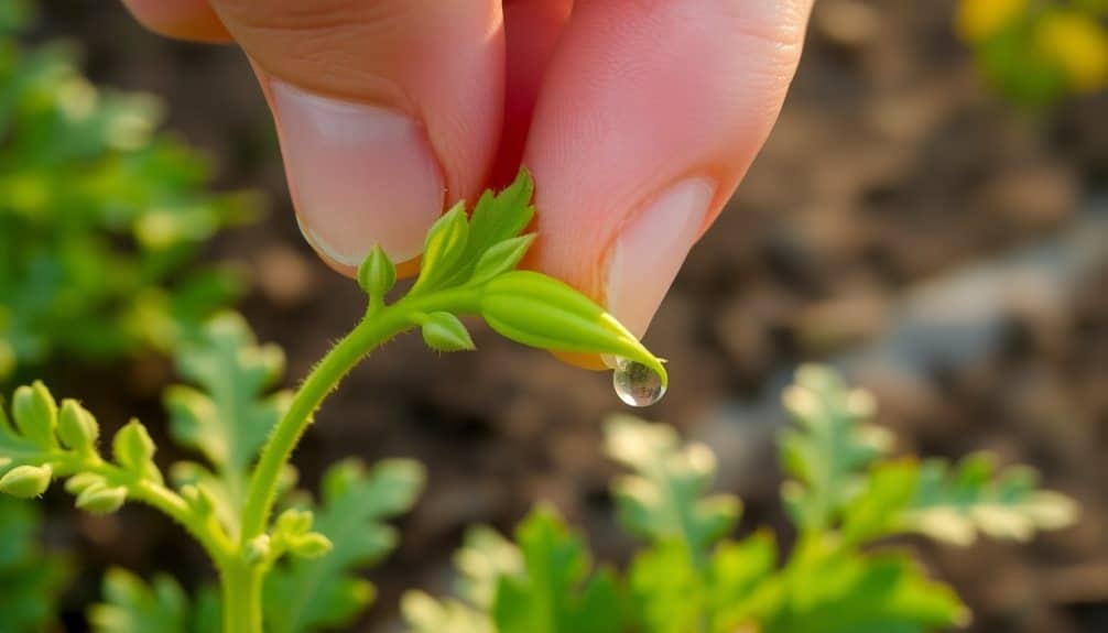 encouraging bushier plant growth