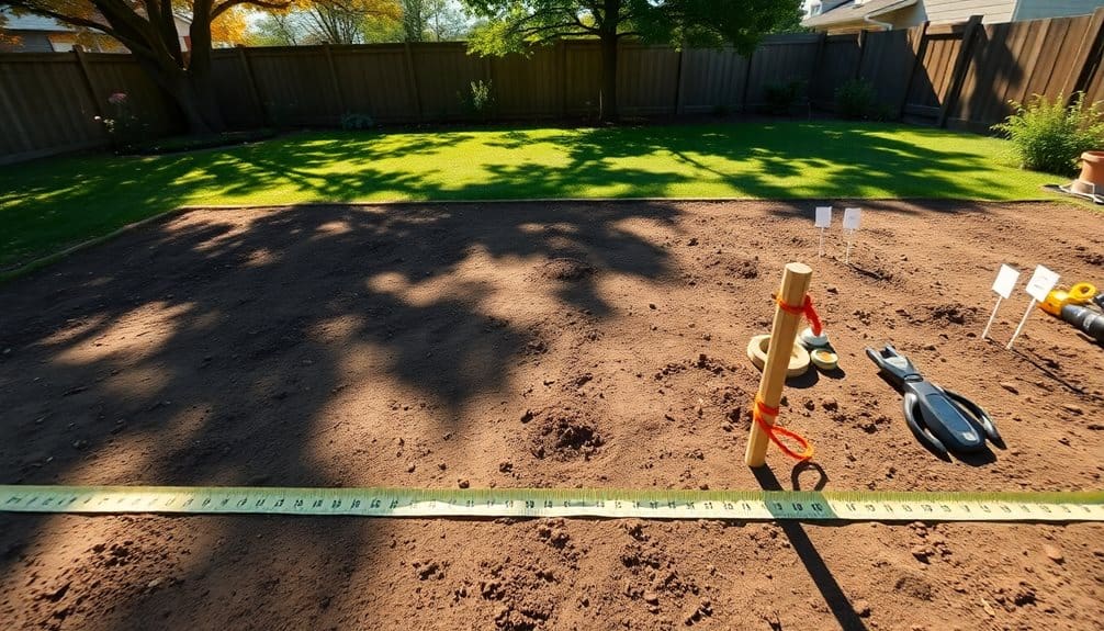 evaluate your garden area