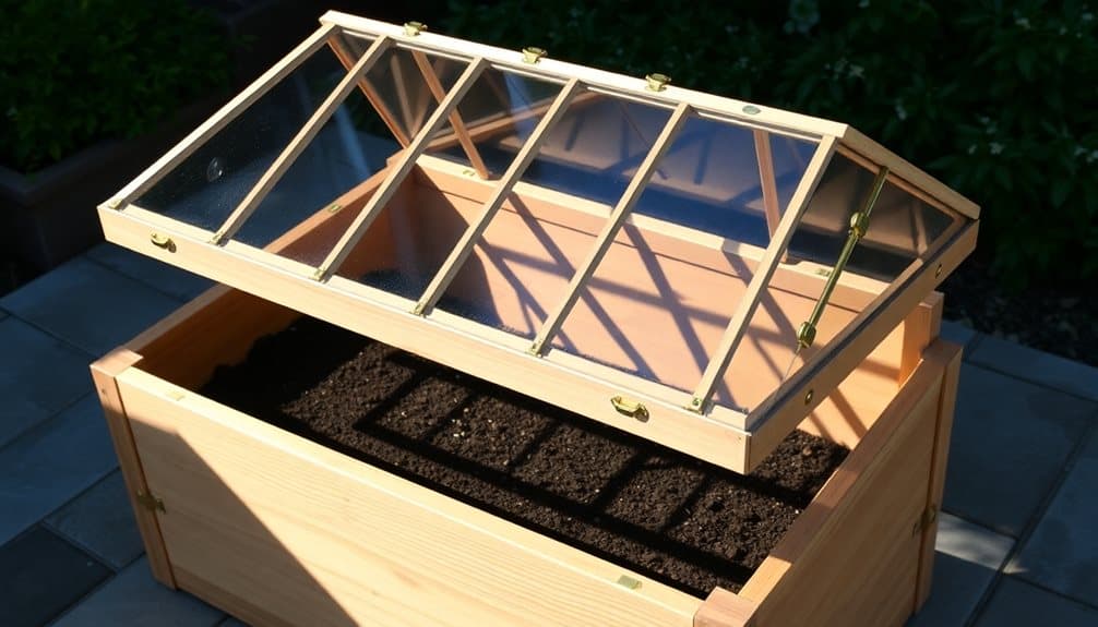 greenhouse raised garden bed
