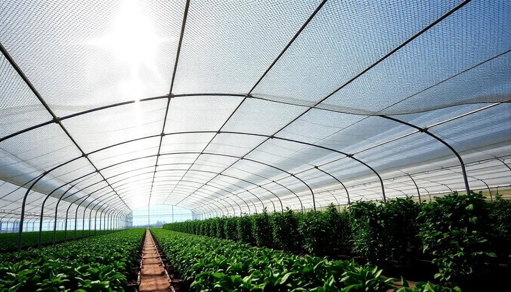 greenhouse shade material options