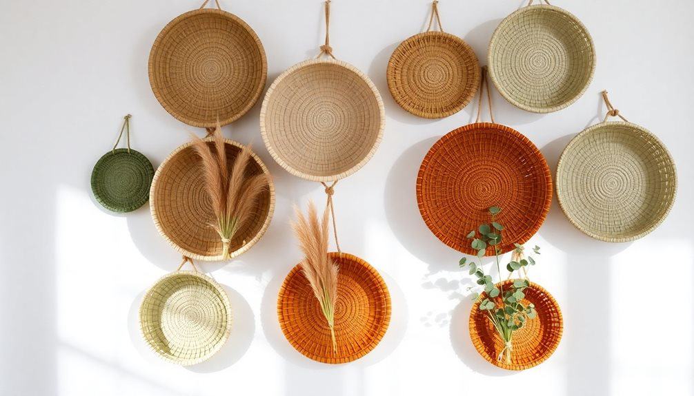 handcrafted woven basket art