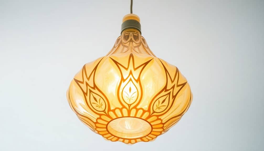 handmade hanging light fixture