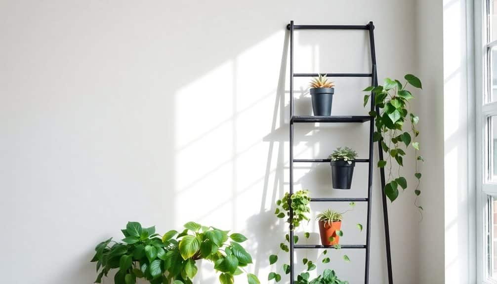 heavy duty ladder storage solution