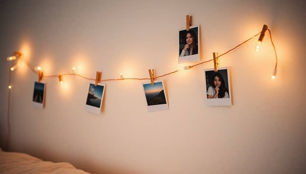 illuminated photo string display