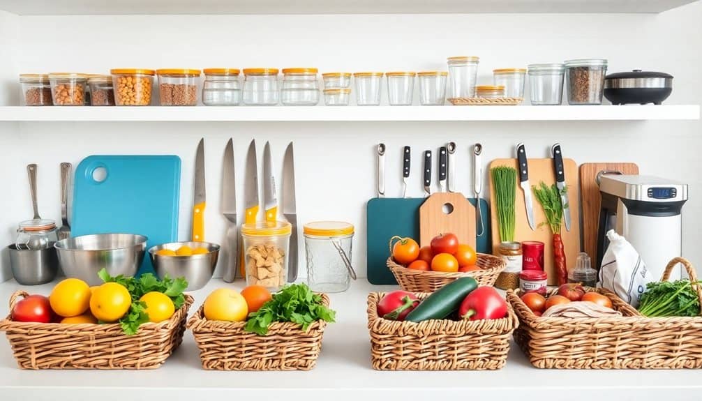 kitchen preparation area arrangement