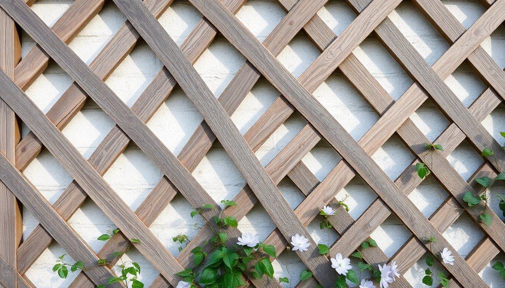 lattice structure with diamonds