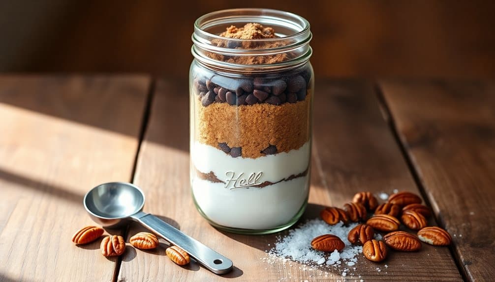 layered cookie ingredient gift