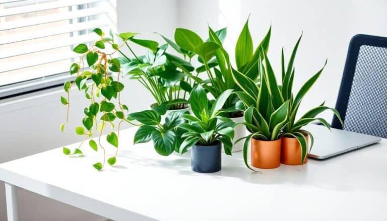 low light office plants