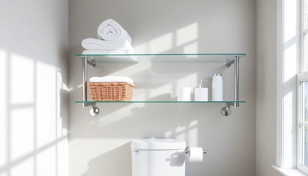 maximize bathroom storage space