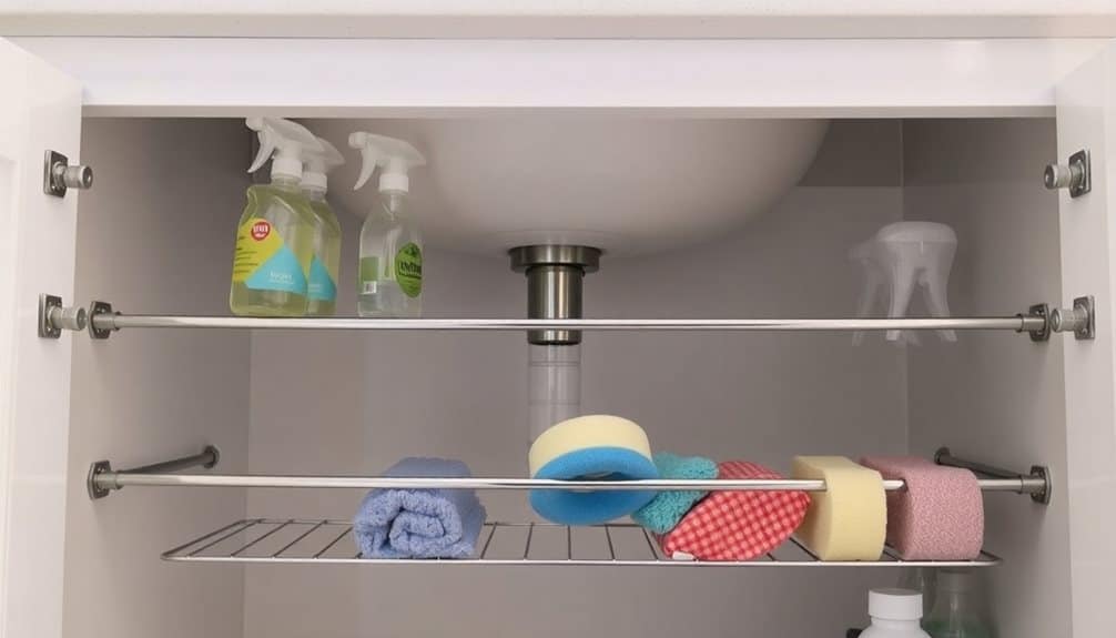 maximize space with rods