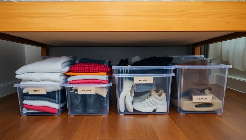 maximize under bed storage efficiency