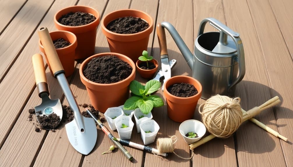 necessary equipment and materials