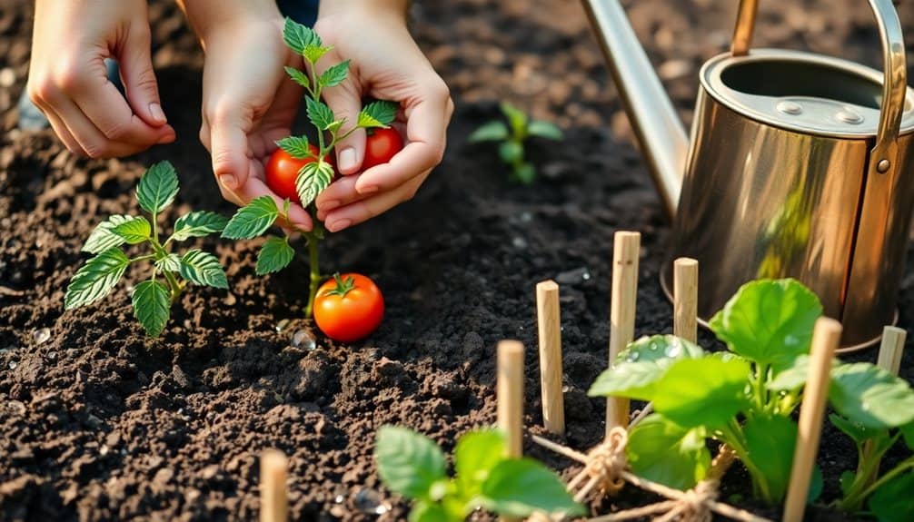 nurture plants with care