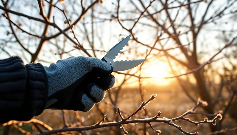optimal timing for pruning