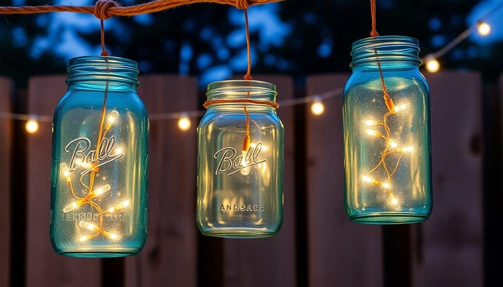 outdoor string lighting decor
