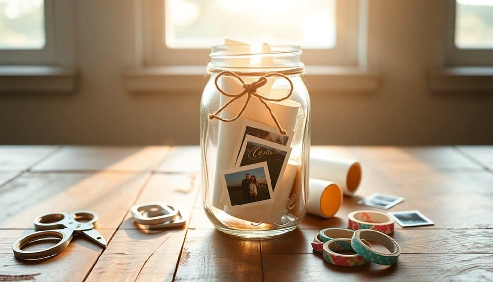 personalized photo keepsake jar