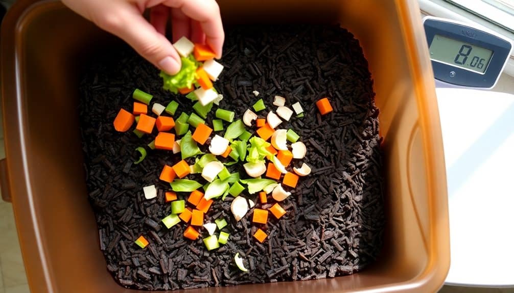 properly add kitchen scraps