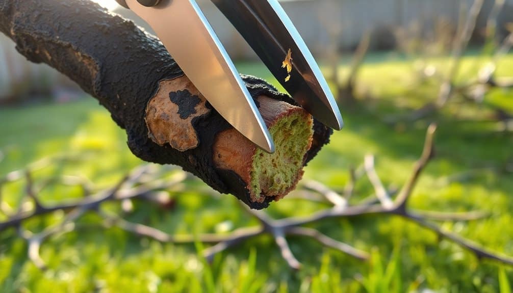 pruning unhealthy tree limbs