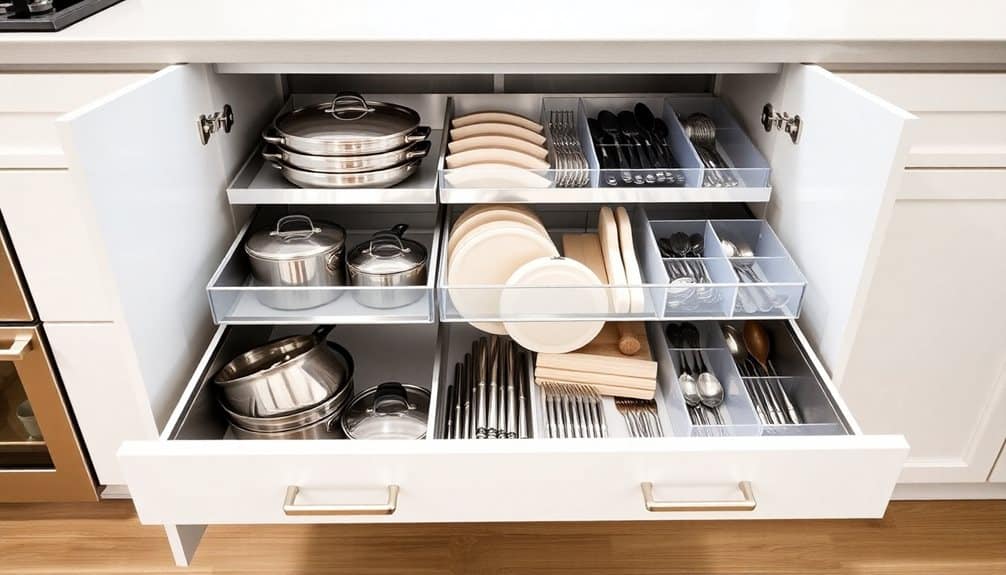pull out drawer system installation