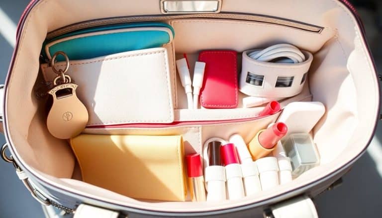 quick handbag organization tips
