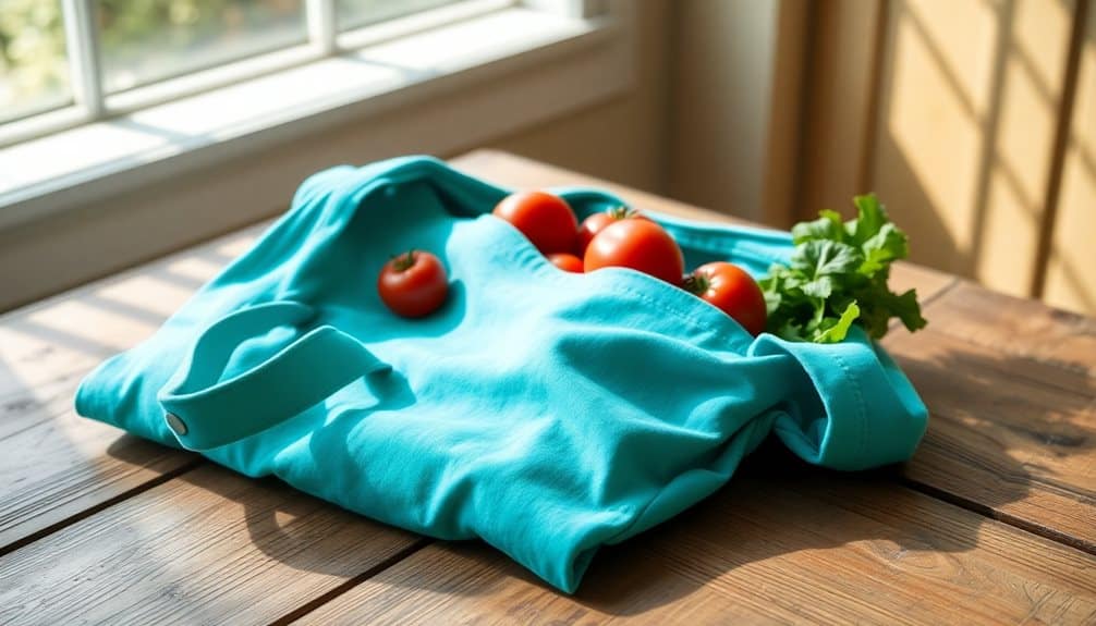 recycled t shirt tote bags