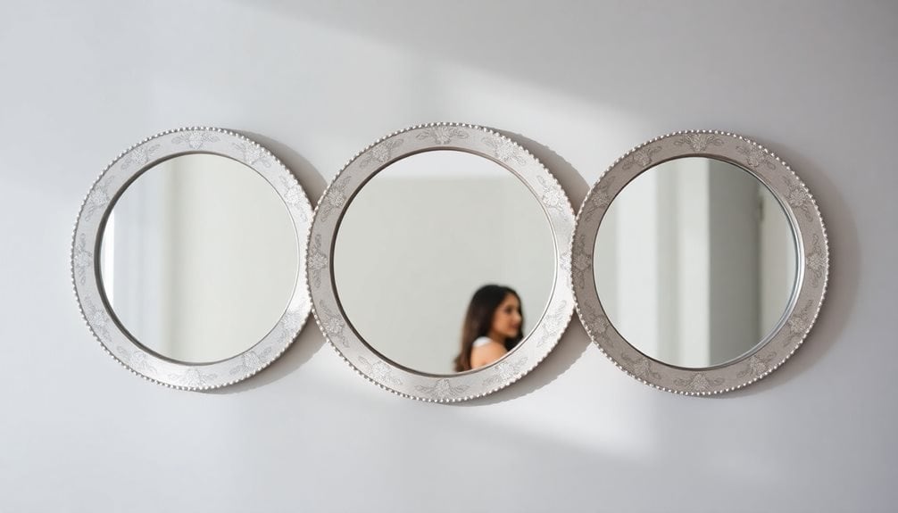 reflective decorative wall piece
