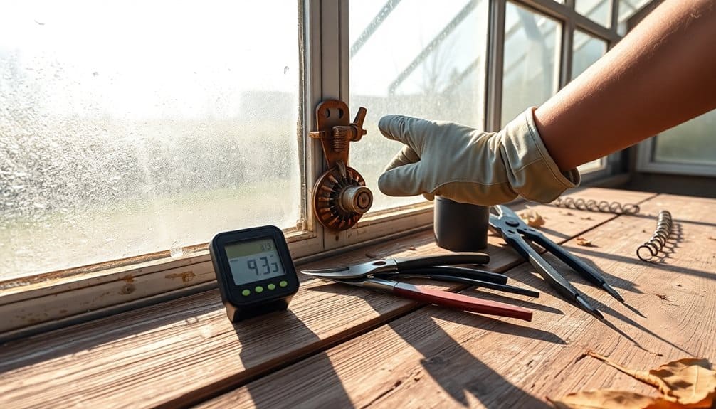 regular maintenance of equipment