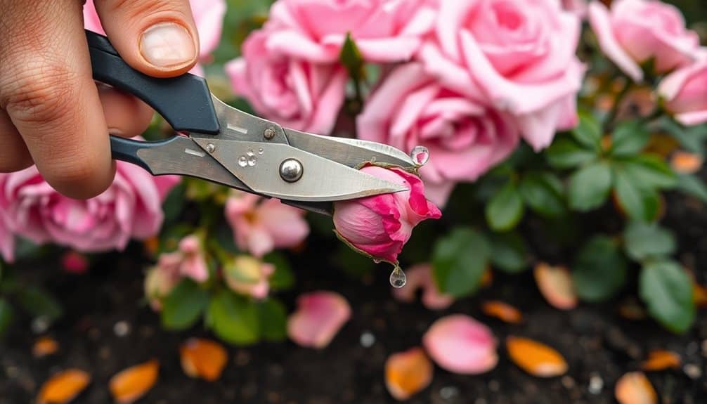 removing wilted flower heads