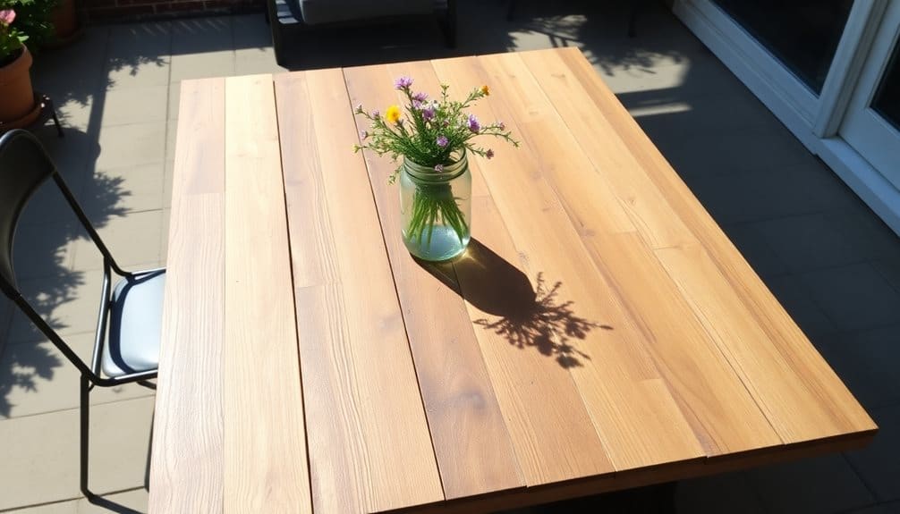 rustic pallet wood table