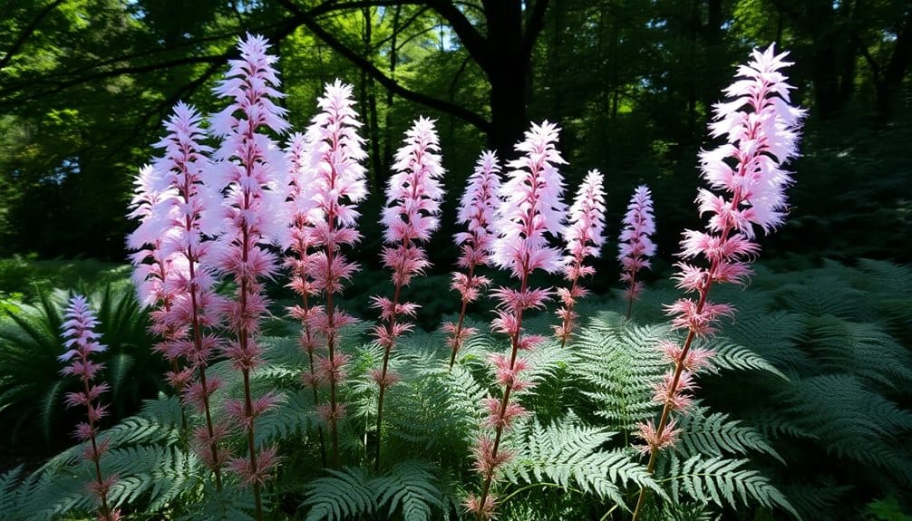shade loving astilbe plants
