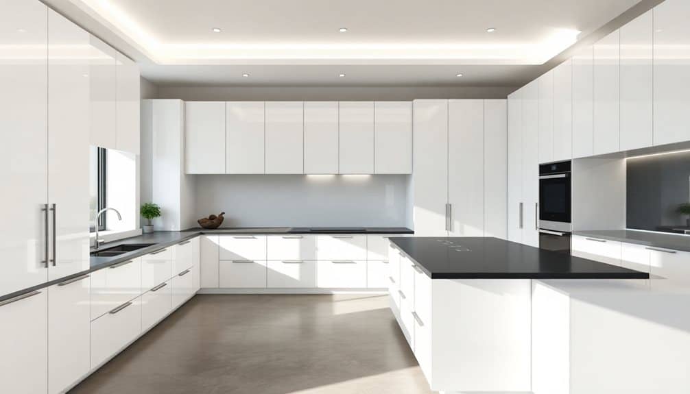 sleek functional cabinet aesthetics