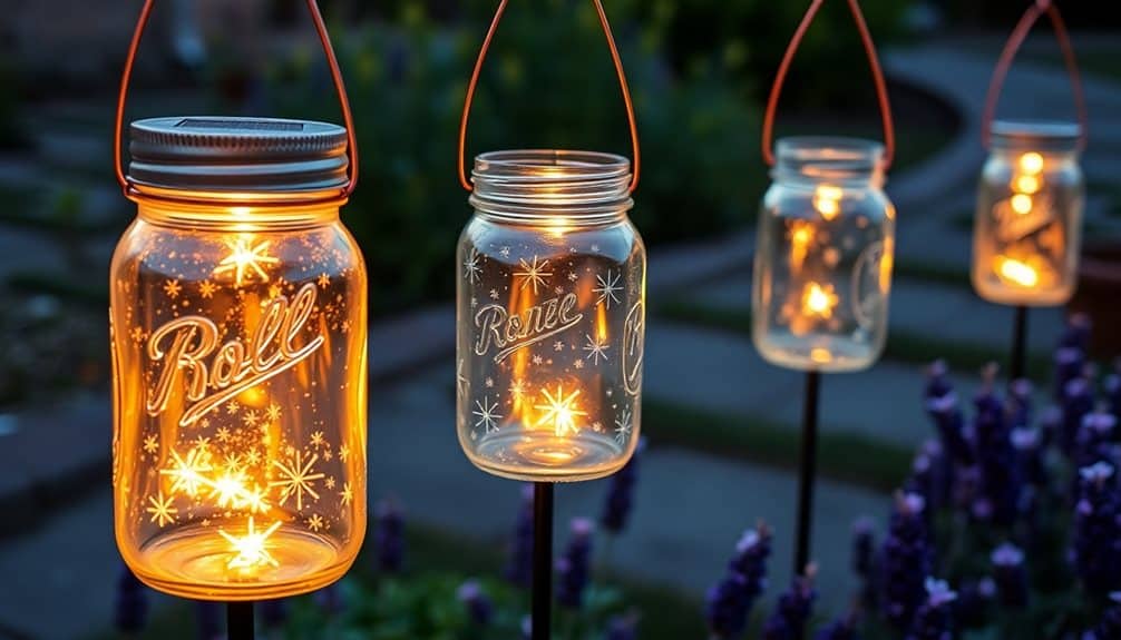 solar powered garden pathway lights