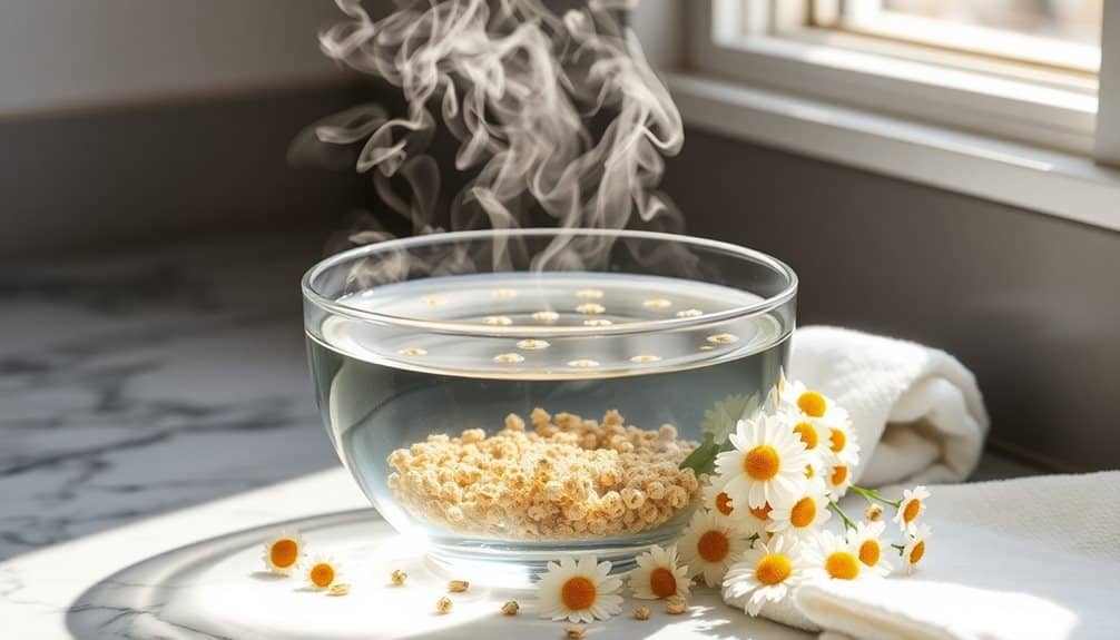 soothing herbal steam therapy
