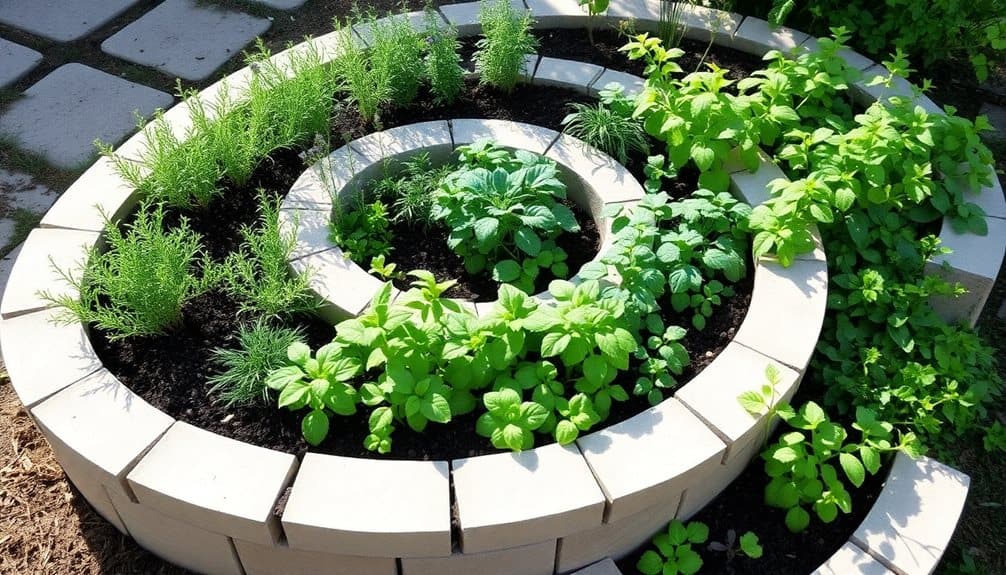 spiral garden for herbs
