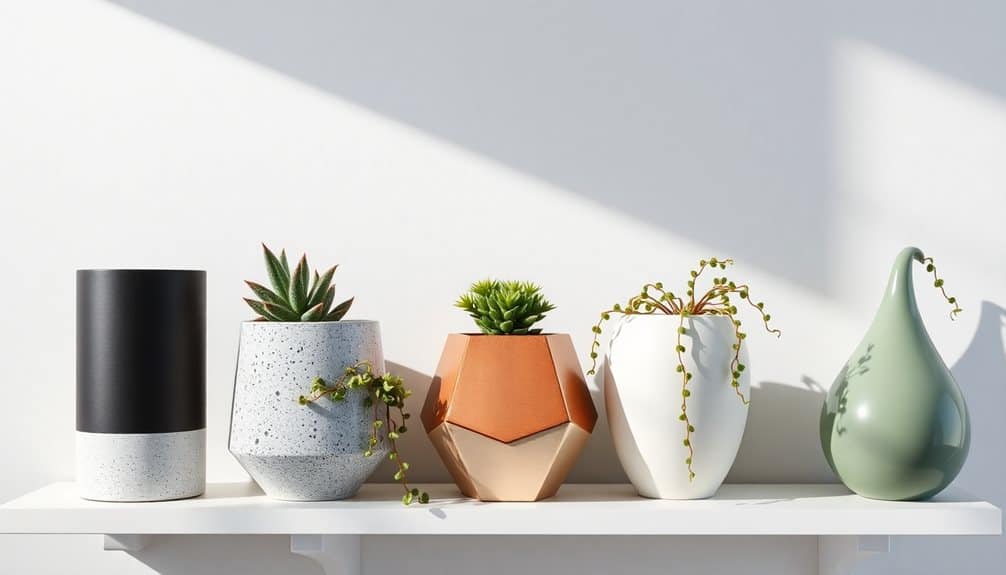 stylish modern planters collection