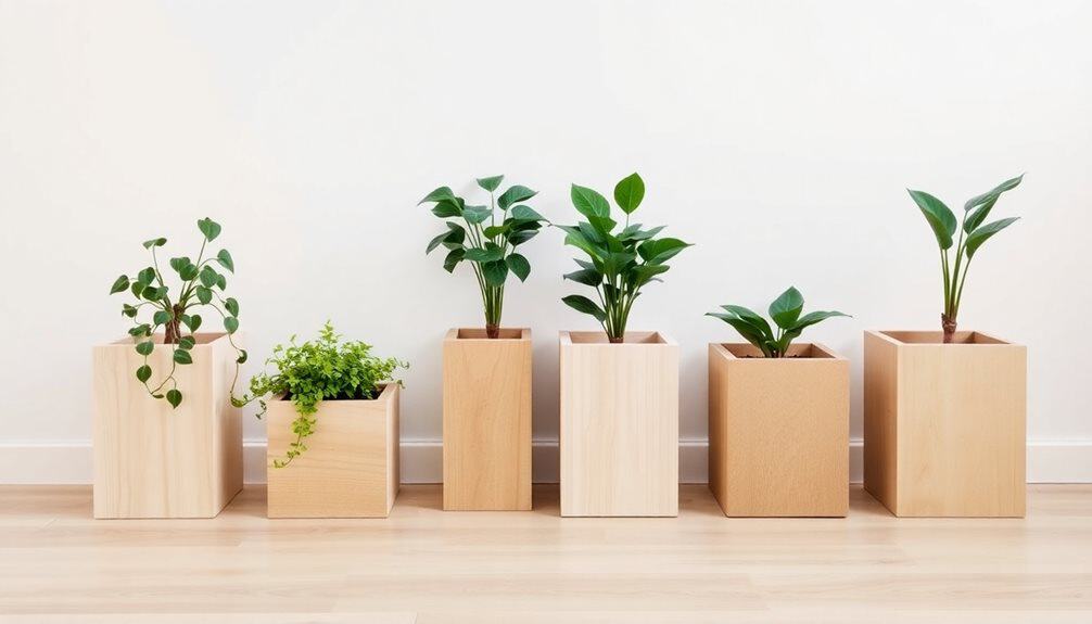 stylish scandinavian garden planters