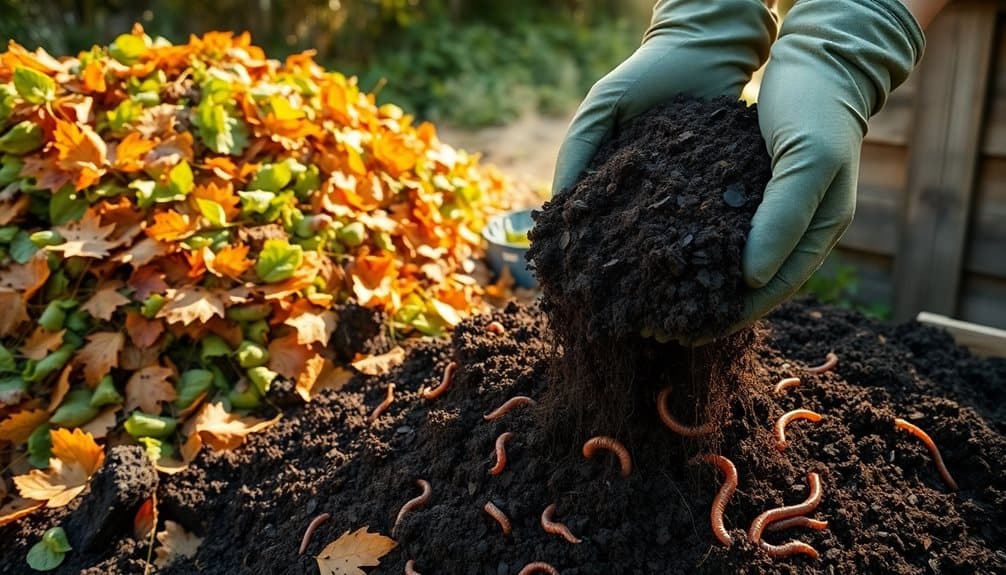 sustainable gardening through composting