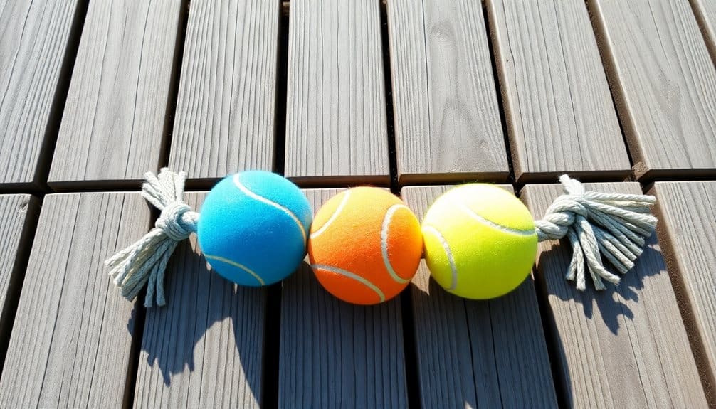 tennis ball rope toy