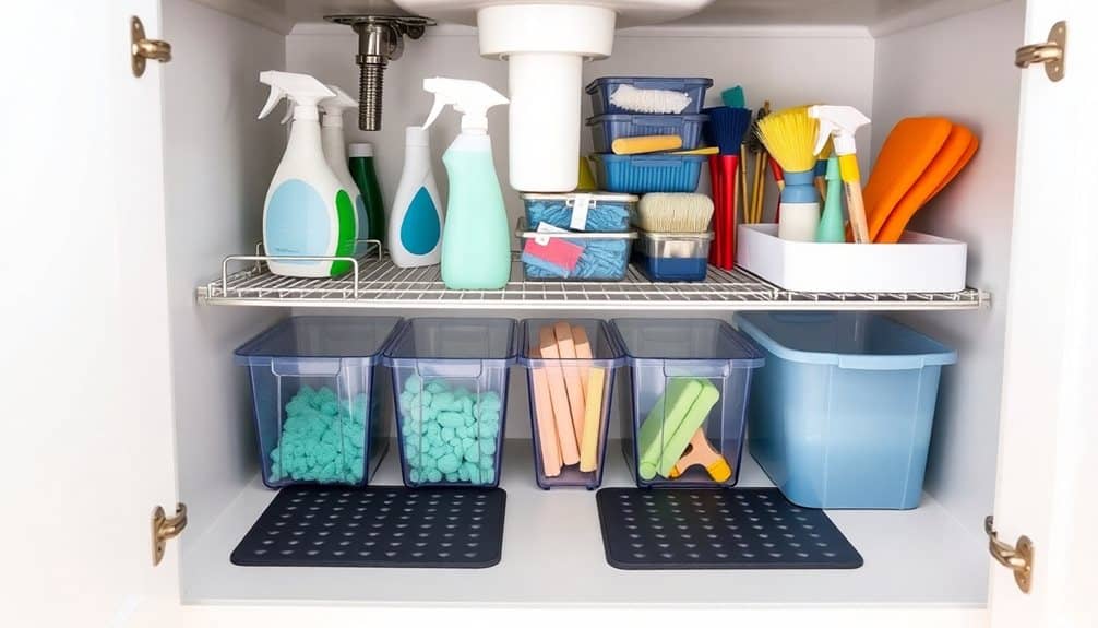 thoroughly declutter and organize