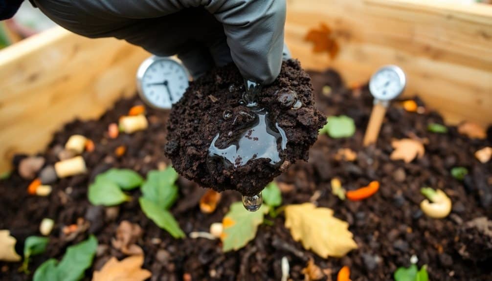 track soil humidity regularly