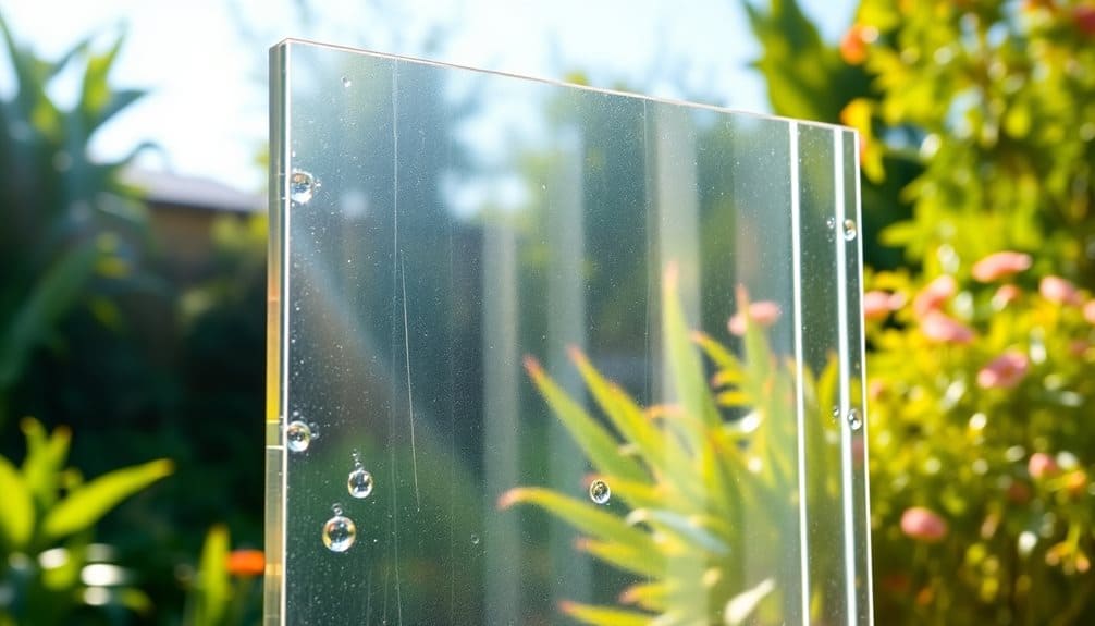 transparent greenhouse covering material
