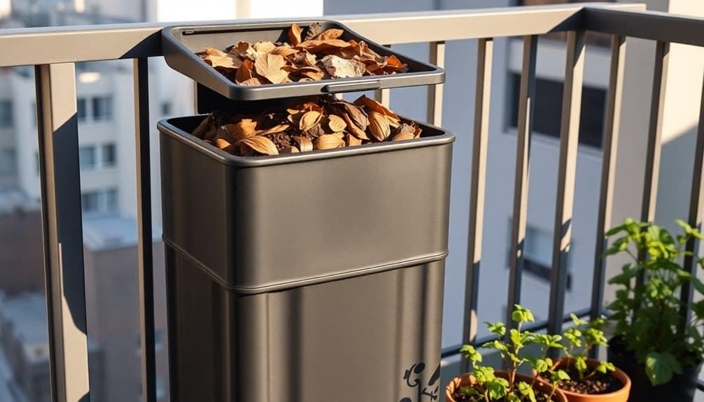 urban balcony composting methods
