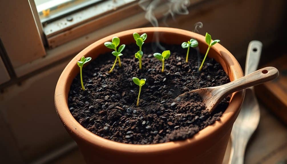 used coffee grounds fertilizer