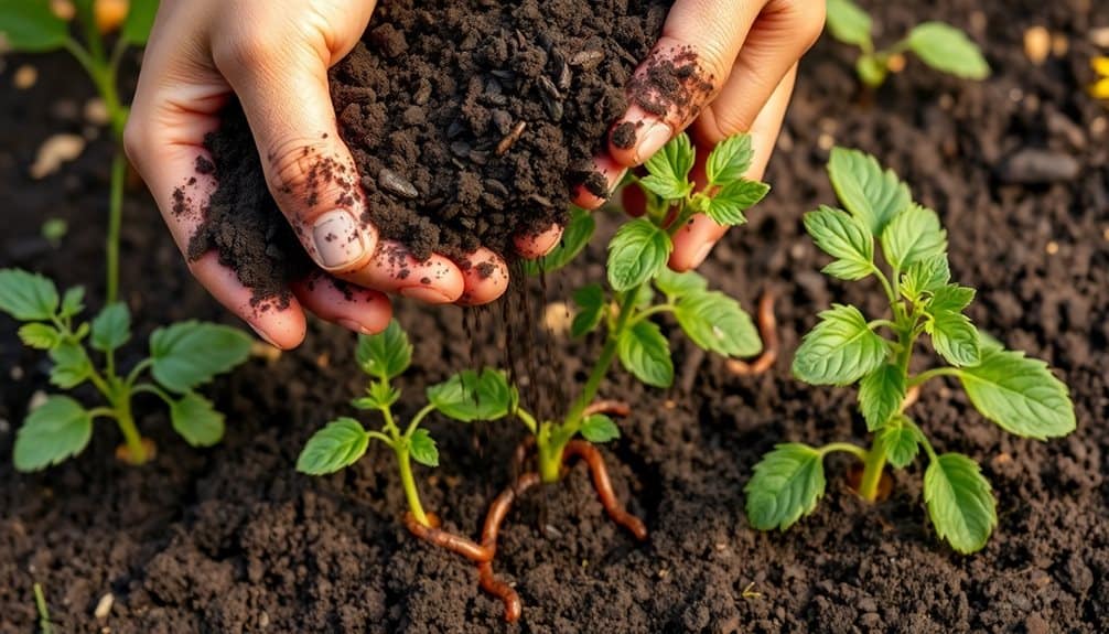 utilizing completed compost efficiently
